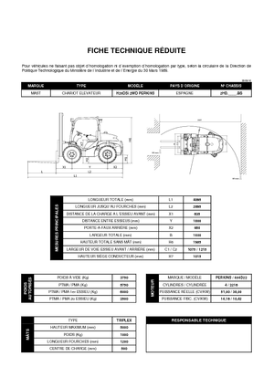 Încărcătoare cu furcă pentru teren accidentat Mast Explorer H 20 DL