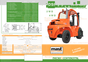 Încărcătoare cu furcă pentru teren accidentat Mast Explorer H 30 DA