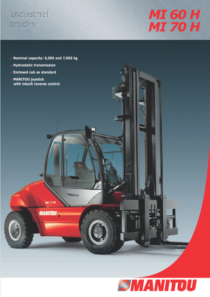 Stivuitoare frontale diesel Manitou MI 60 H