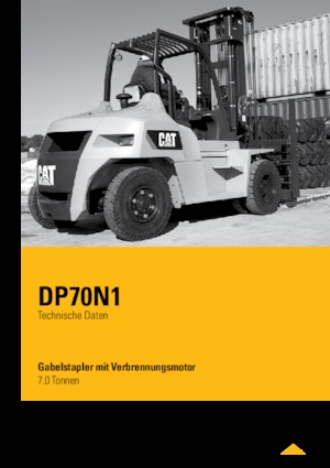 Stivuitoare frontale diesel Caterpillar DP70N1