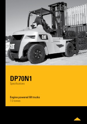 Stivuitoare frontale diesel Caterpillar DP70N1