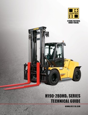 Stivuitoare frontale diesel Hyster H190HD2