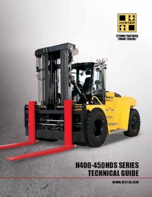 Încărcătoare cu furcă pentru teren accidentat Hyster H400HD