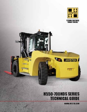 Încărcătoare cu furcă pentru teren accidentat Hyster H550HDS