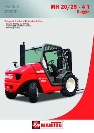 Încărcătoare cu furcă pentru teren accidentat Manitou MH 20-4 T Buggie