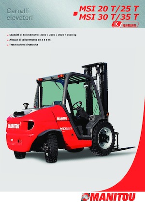 Încărcătoare cu furcă pentru teren accidentat Manitou MSI 25 T