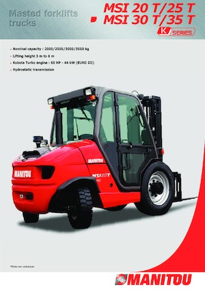 Încărcătoare cu furcă pentru teren accidentat Manitou MSI 30 T
