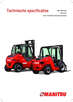 Încărcătoare cu furcă pentru teren accidentat Manitou MSI 30 T Buggie