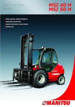 Încărcătoare cu furcă pentru teren accidentat Manitou MSI 50 H