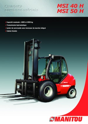 Încărcătoare cu furcă pentru teren accidentat Manitou MSI 50 H