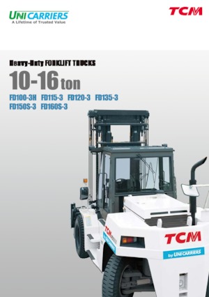 Încărcătoare cu furcă pentru teren accidentat TCM FD135-3