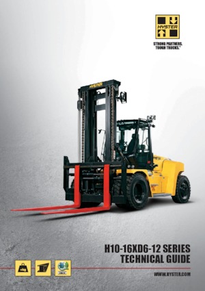 Încărcătoare cu furcă pentru teren accidentat Hyster H16XD6