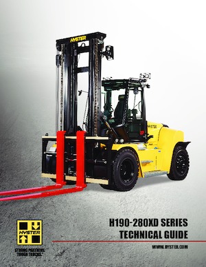 Stivuitoare frontale diesel Hyster H190XD