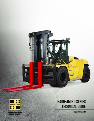 Încărcătoare cu furcă pentru teren accidentat Hyster H400XD36