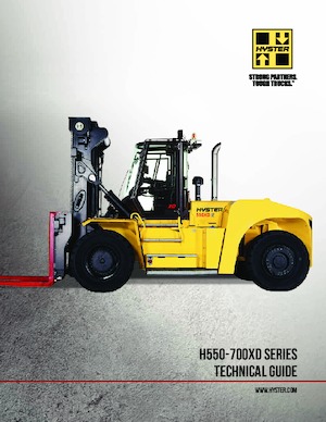 Încărcătoare cu furcă pentru teren accidentat Hyster H650XD36