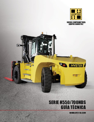 Încărcătoare cu furcă pentru teren accidentat Hyster H550HDS