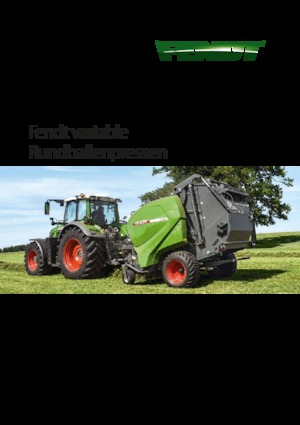Prese de balotat rotunde Fendt 4180 V