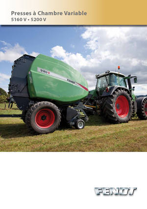 Prese de balotat rotunde Fendt 5160 V Rotor