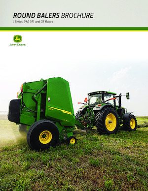 Prese de balotat rotunde John Deere 451E