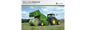 Prese de balotat rotunde John Deere 644 MaxiCut