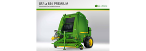 Prese de balotat rotunde John Deere 854 Premium