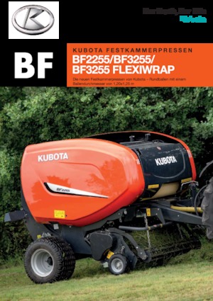 Prese de balotat rotunde Kubota BF2255 SC 14