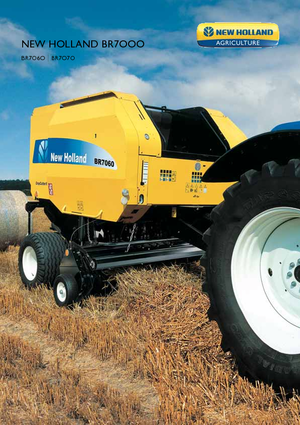 Prese de balotat rotunde New Holland BR7070 Raffer