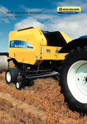 Prese de balotat rotunde New Holland BR7070 Raffer