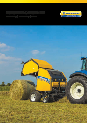 Prese de balotat rotunde New Holland BR150 Utility