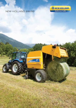 Prese de balotat rotunde New Holland BR6090