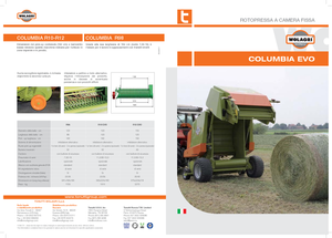 Prese de balotat rotunde Wolagri Columbia R 12