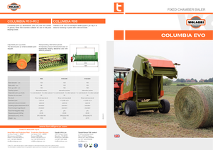Prese de balotat rotunde Wolagri Columbia R 12