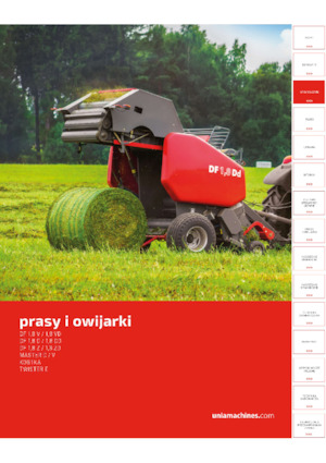 Prese de balotat rotunde Unia DF 1.7 Z 