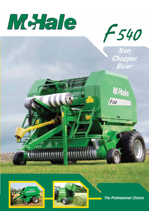 Prese de balotat rotunde McHale F 550
