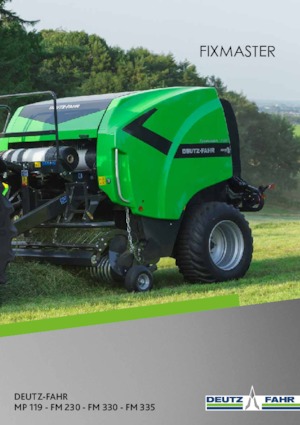 Prese de balotat rotunde DEUTZ-FAHR FixMaster 335