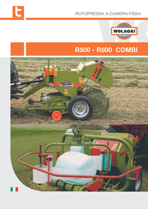 Prese de balotat rotunde Wolagri R 500 Combi