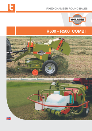 Prese de balotat rotunde Wolagri R 500 Combi
