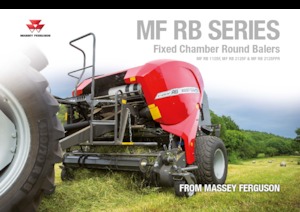 Prese de balotat rotunde Massey Ferguson RB 1125F
