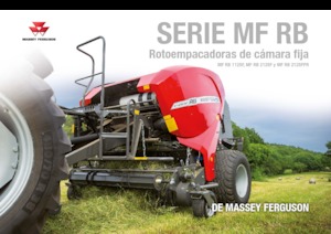 Prese de balotat rotunde Massey Ferguson RB 1125F