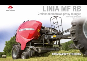 Prese de balotat rotunde Massey Ferguson RB 4180V Xtra 