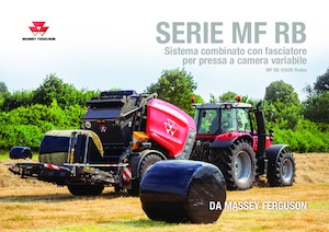 Prese de balotat rotunde Massey Ferguson RB 4160V Protec