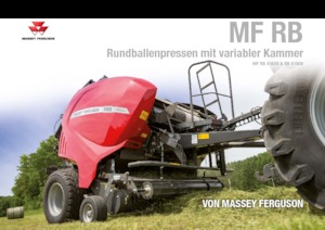 Prese de balotat rotunde Massey Ferguson RB 4180V Xtra 