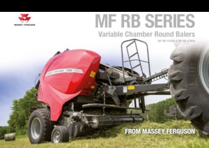 Prese de balotat rotunde Massey Ferguson RB 4160V Xtra 