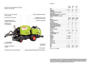 Prese de balotat rotunde Claas Rollant 374 RC Pro