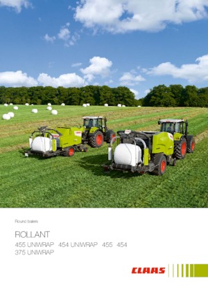Prese de balotat rotunde Claas Rollant 455 RC Uniwrap 