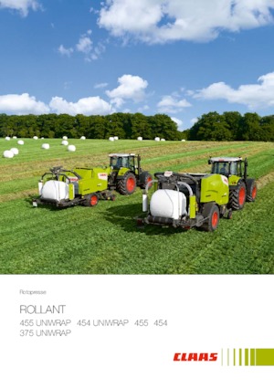 Prese de balotat rotunde Claas Rollant 455 RC Uniwrap 