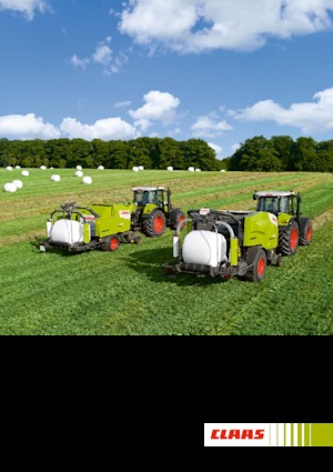 Prese de balotat rotunde Claas Rollant 455 RC Uniwrap 