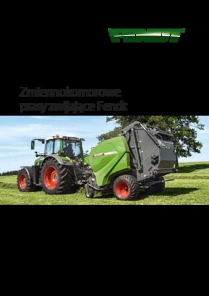 Prese de balotat rotunde Fendt Rotana 160 V Combi