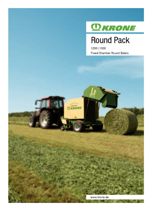 Prese de balotat rotunde Krone Round Pack 1250 MC