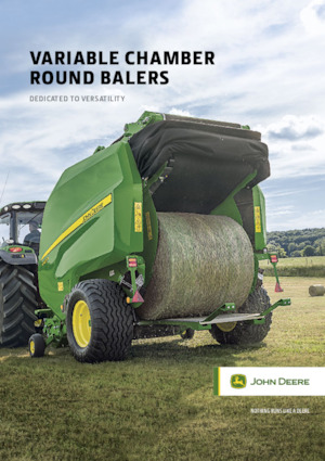 Prese de balotat rotunde John Deere V451R 